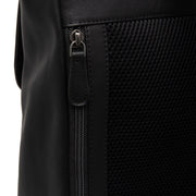 Solid Antique Brass Hardware &amp; Heavy-Duty Dual Zipper Detail on Farrow Full-Grain Leather Laptop Backpack para Mujer