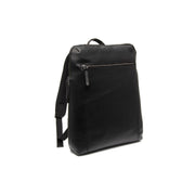 
Filmore Mochila de cuero flor para portátil en clásico 100% cuero flor integral - Full Exterior Vista frontal y silueta entallada | Comprar online