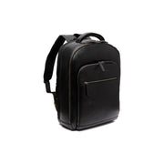 Maggiore Full-Grain Leather Laptop Backpack para Hombre in Classic 100% Full-Grain Leather - Full Exterior Front Profile View | Comprar online