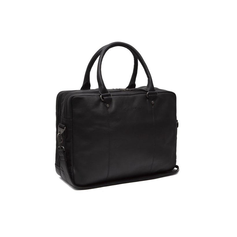 Boston Full-Grain Leather Laptop Bag para Hombre
