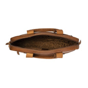 Calvi Full-Grain Leather Laptop Bag para Mujer – Vista alternativa del producto 3