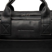 Solid Antique Brass Hardware &amp; Heavy-Duty Dual Zipper Detail on Frazer Full-Grain Leather Laptop Bag para Mujer