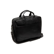 Frazer Full-Grain Leather Laptop Bag para Mujer in Classic 100% Full-Grain Leather - Full Exterior Front Profile View | Comprar online