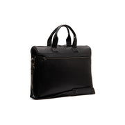 Levanto Full-Grain Leather Laptop Bag para Mujer in Classic 100% Full-Grain Leather - Full Exterior Front Profile View | Comprar online