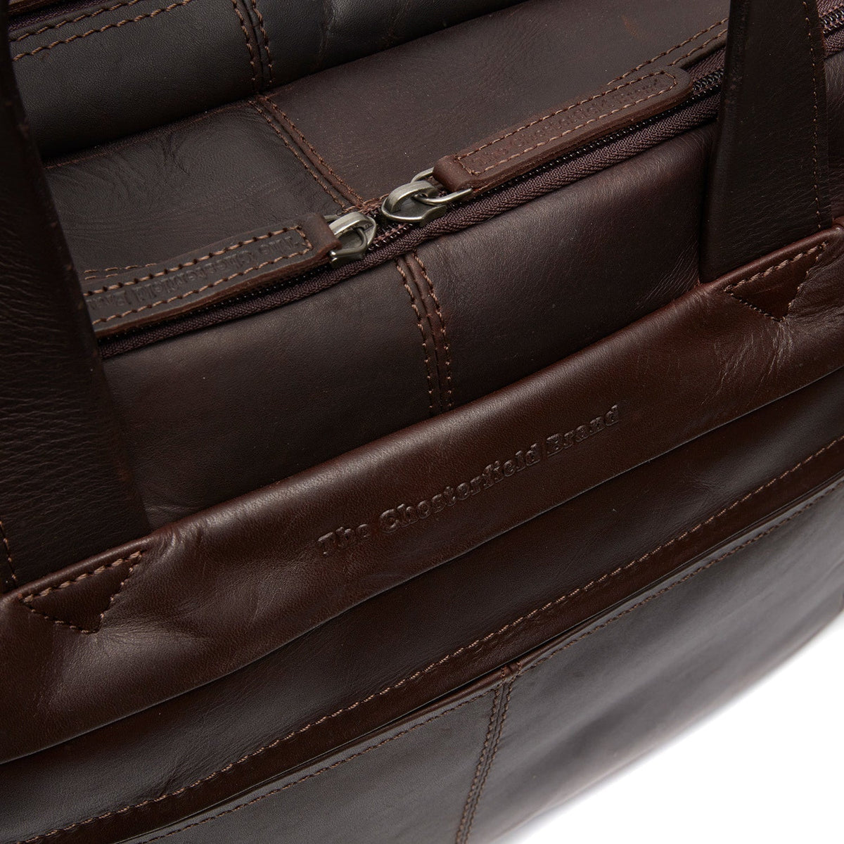 Ryan Full-Grain Leather Laptop Bag para Hombre – Vista alternativa del producto 3