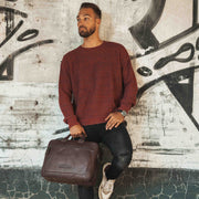 Seth Full-Grain Leather Laptop Bag para Hombre – Vista alternativa del producto 3