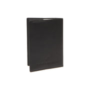 Detalle de cerca of Classic Collar &amp; Heavy-Duty Zipper Hardware on Leather Passport Case