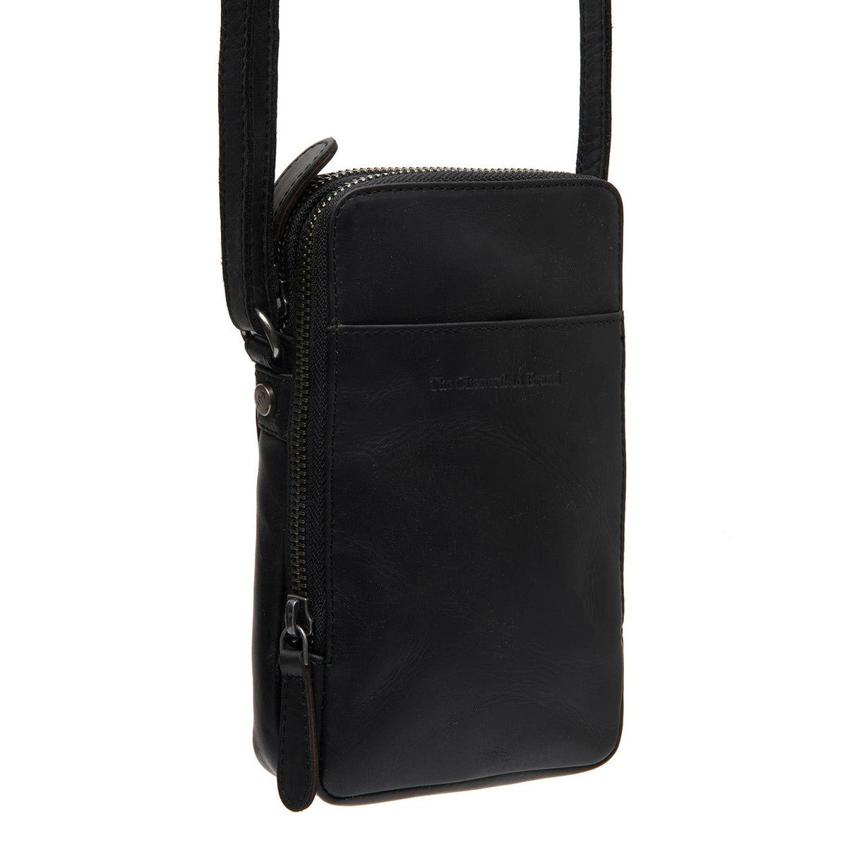 
Alesund Cuero Flor Integral Phone Bag en clásico 100% cuero flor integral - Vista frontal y silueta entallada | Comprar online