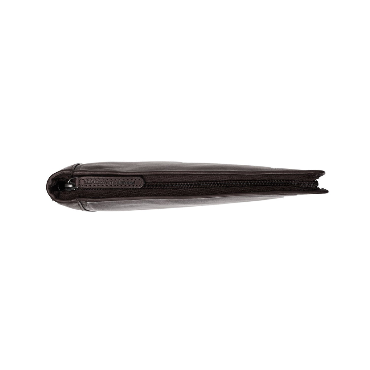 Styled Fit Perspective of Leather Portfolio Barnet para Mujer on Model - Natural Daylight Drape