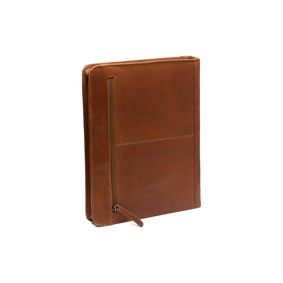 Cognac Leather Portfolio Moreton para Mujer, detail view 5