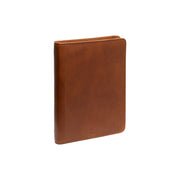 Cognac Leather Portfolio Moreton para Mujer, front view
