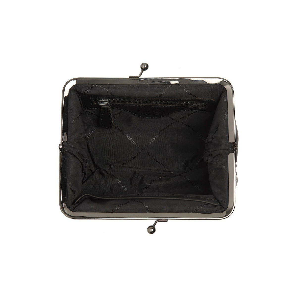 
Solid Antique Brass Hardware & Heavy-Duty Dual Zipper Detail on Andrade Bolso de hombro de cuero flor