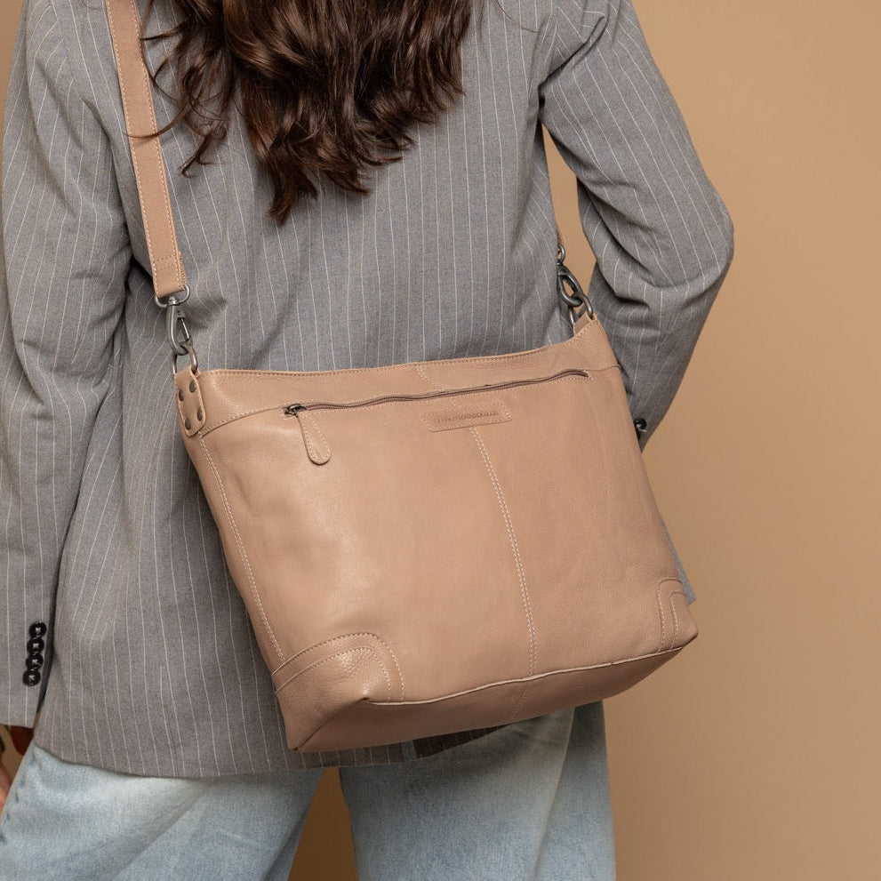 Astero Full-Grain Leather Shoulder Bag para Mujer – Vista alternativa del producto 2