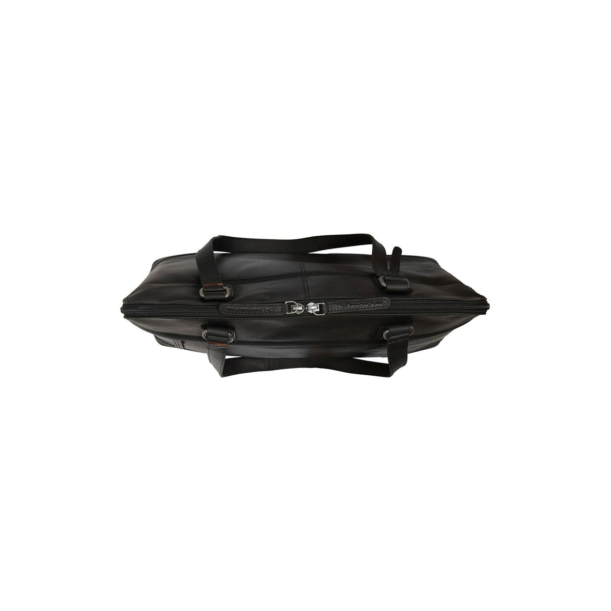 Branson Full-Grain Leather Shoulder Bag para Mujer - Structured Side Profile Showing Gusset Depth &amp; Expansion Capacity