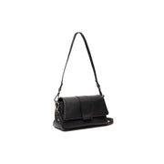 Clifden Full-Grain Leather Shoulder Bag para Mujer in Classic 100% Full-Grain Leather - Full Exterior Front Profile View | Comprar online