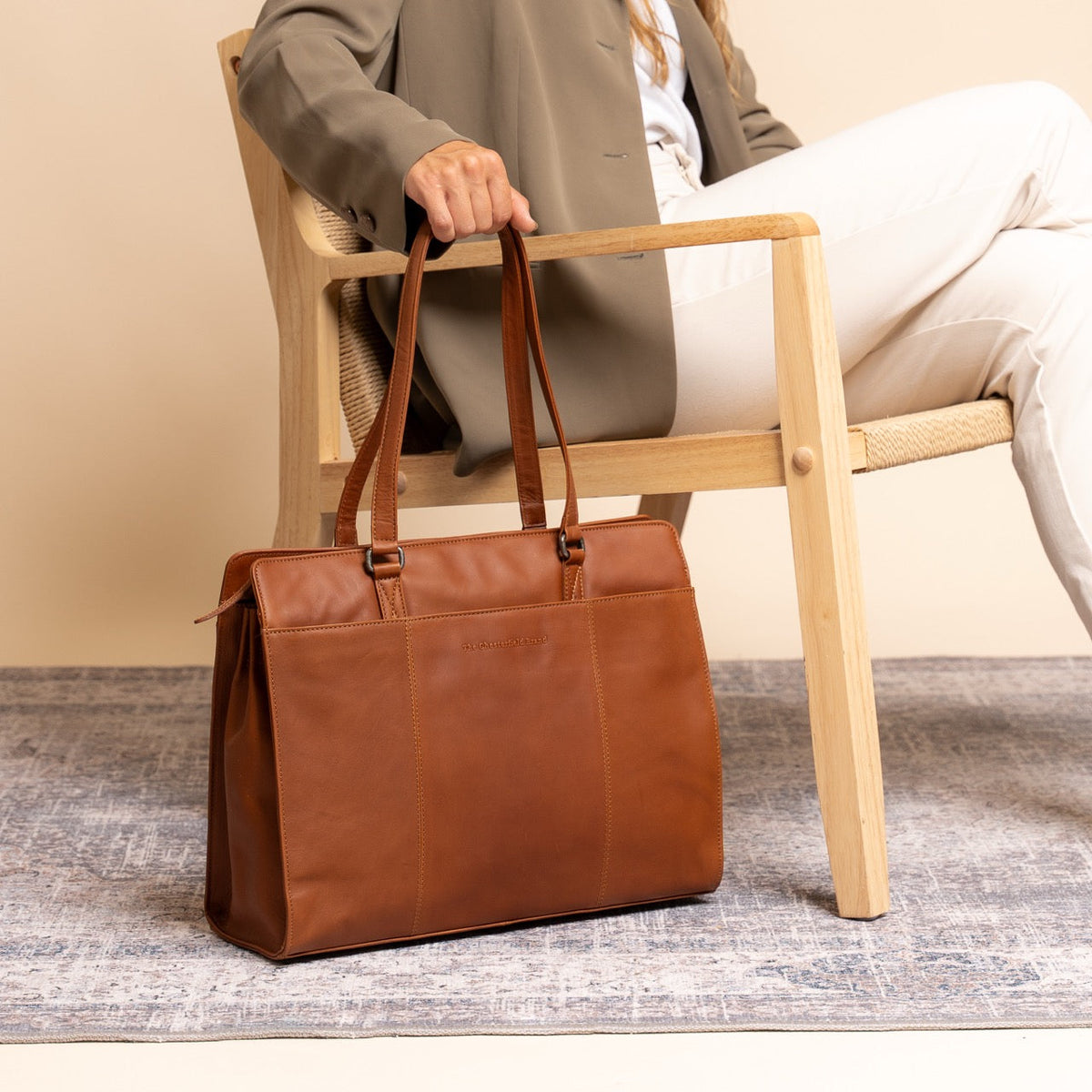 
Fidenza Bolso de hombro de cuero flor – alternate product view 3