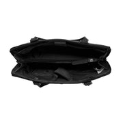 Classic 100% Full-Grain leather Bag - Rear Perspective Showing Reinforced Leather Straps &amp; Stitching