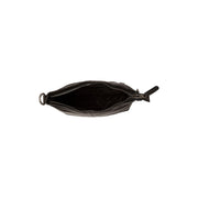 Jen Full-Grain Leather Shoulder Bag para Mujer - Structured Side Profile Showing Gusset Depth &amp; Expansion Capacity