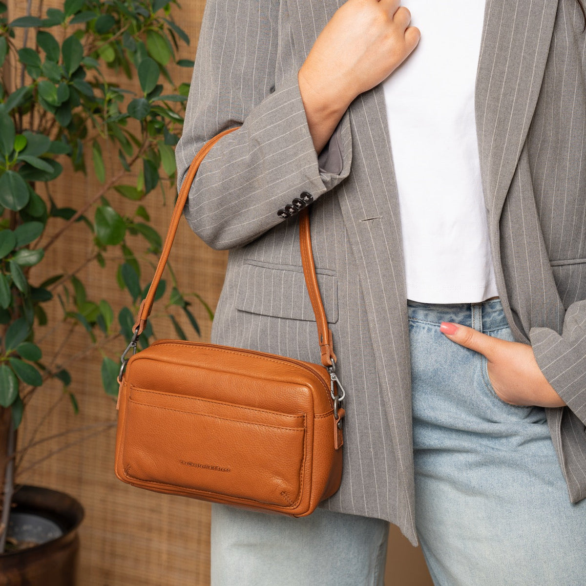 Liora Full-Grain Leather Shoulder Bag para Mujer – Vista alternativa del producto 3