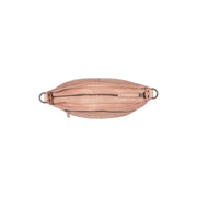 Lucy Full-Grain Leather Shoulder Bag para Mujer - Structured Side Profile Showing Gusset Depth &amp; Expansion Capacity