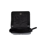 Solid Antique Brass Hardware &amp; Heavy-Duty Dual Zipper Detail on Marcella Full-Grain Leather Shoulder Bag para Mujer