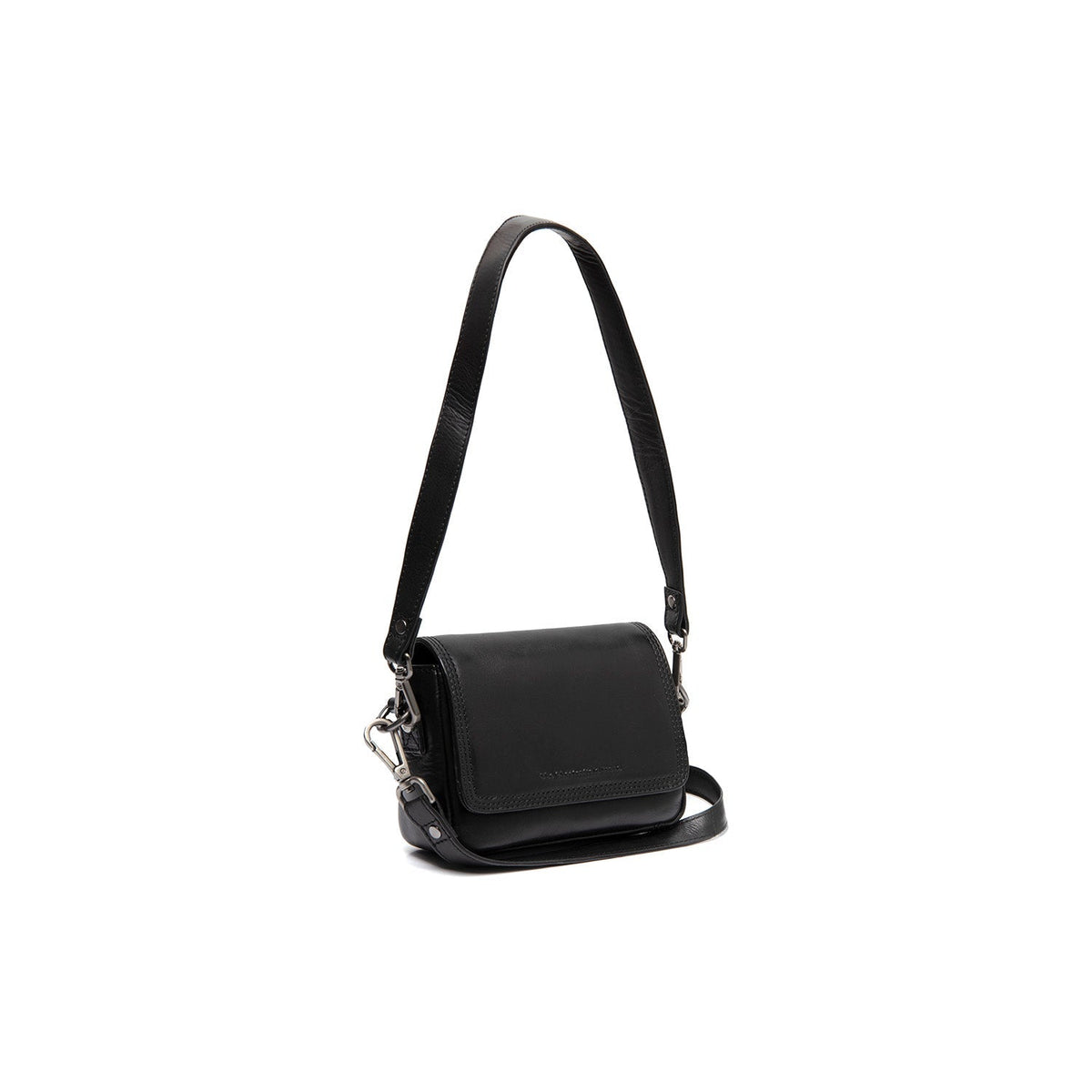 Marcella Full-Grain Leather Shoulder Bag para Mujer in Classic 100% Full-Grain Leather - Full Exterior Front Profile View | Comprar online