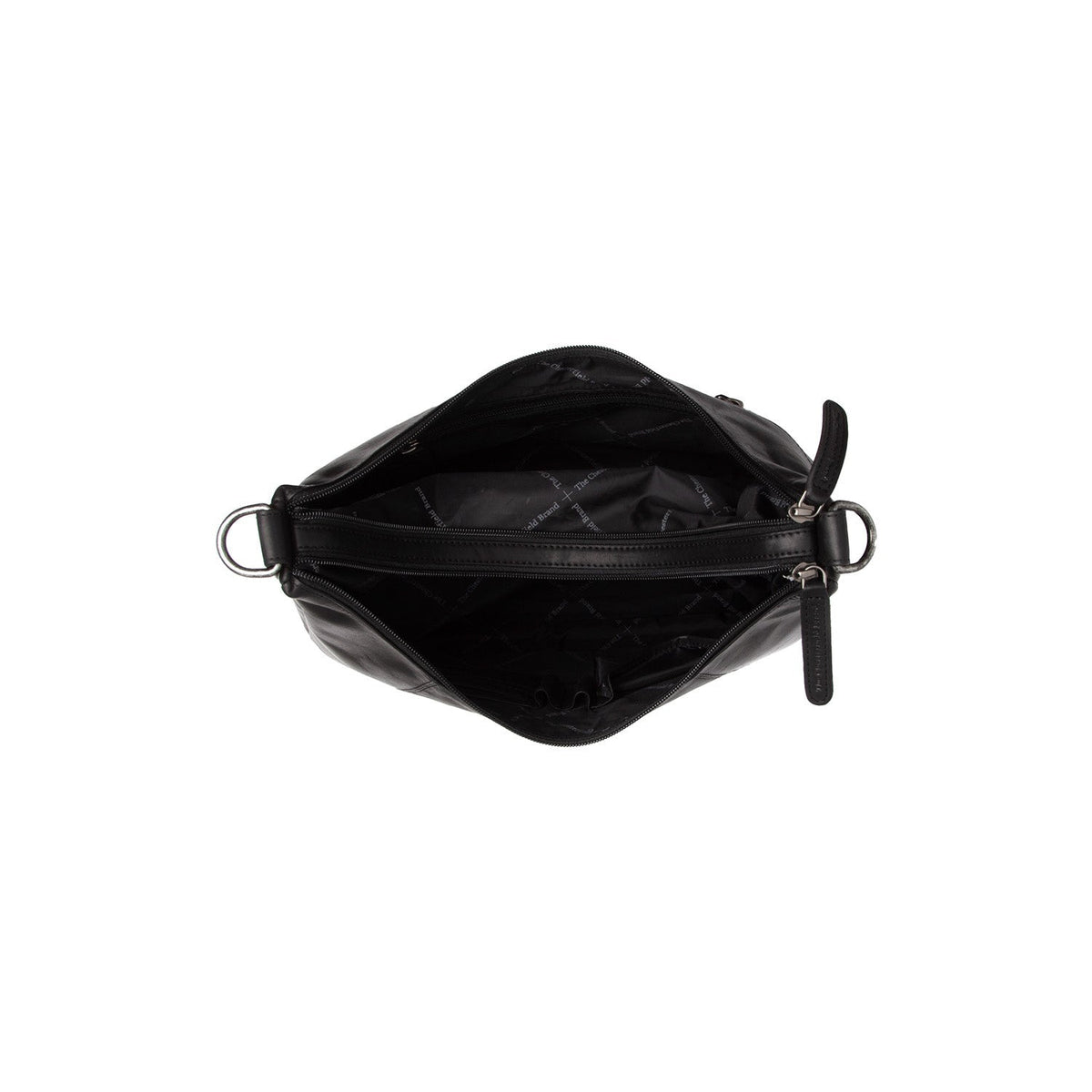 Marle Full-Grain Leather Shoulder Bag para Mujer - Structured Side Profile Showing Gusset Depth &amp; Expansion Capacity