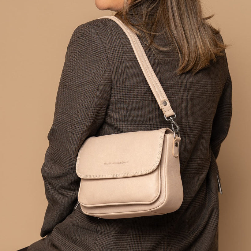 Miloa Full-Grain Leather Shoulder Bag para Mujer