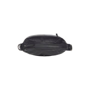
Solid Antique Brass Hardware & Heavy-Duty Dual Zipper Detail on Olvia Bolso de hombro de cuero flor