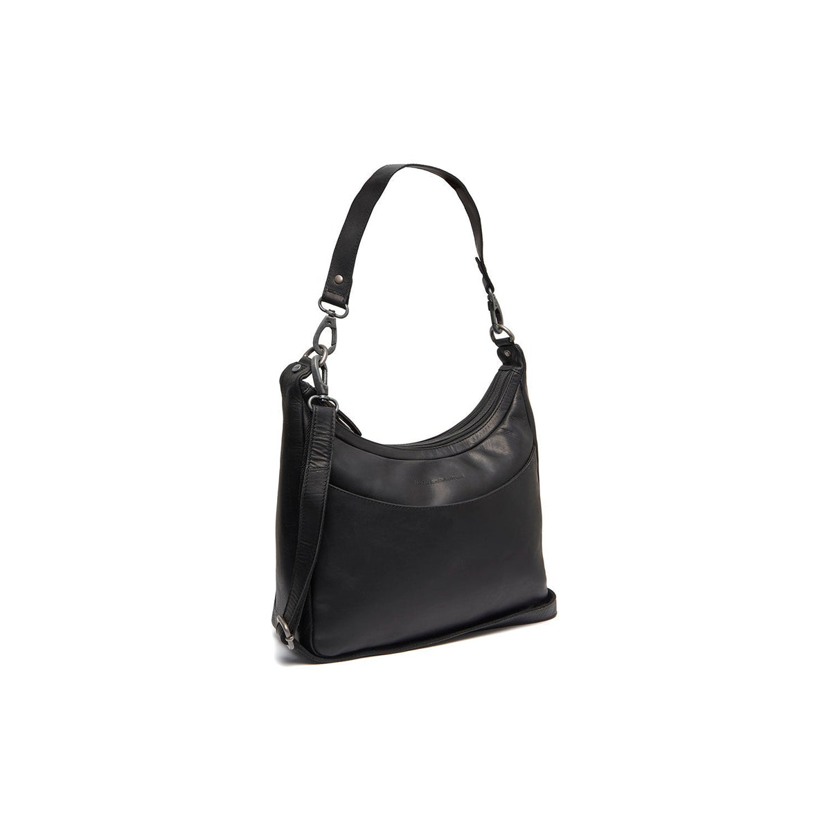 
Olvia Bolso de hombro de cuero flor en clásico 100% cuero flor integral - Full Exterior Vista frontal y silueta entallada | Comprar online