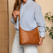 
Olvia Bolso de hombro de cuero flor – alternate product view 3