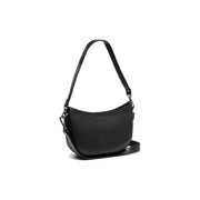 
Valentano Bolso de hombro de cuero flor in Tan 100% Full-Grain Leather - Full Exterior Vista frontal y silueta entallada | Comprar online