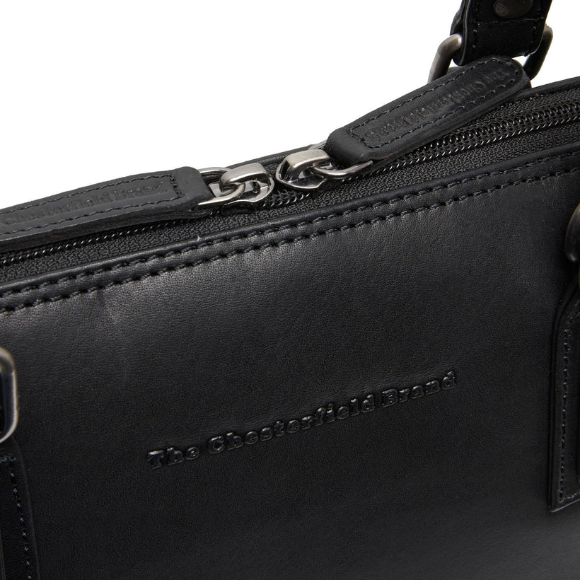 Viamonte Full-Grain Leather Shoulder Bag para Mujer