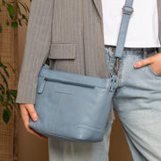 
Zarita Bolso de hombro de cuero flor – alternate product view 3