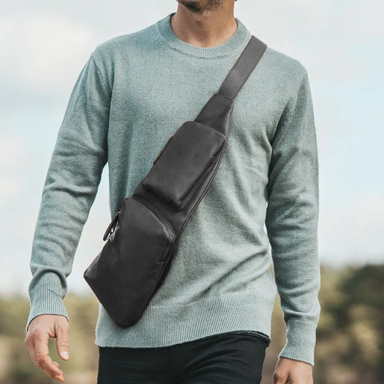 Leather Sling Bag Logan para Mujer