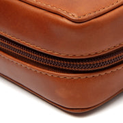Cognac Leather Tech-Organizer Ardan para Mujer, detail view 3