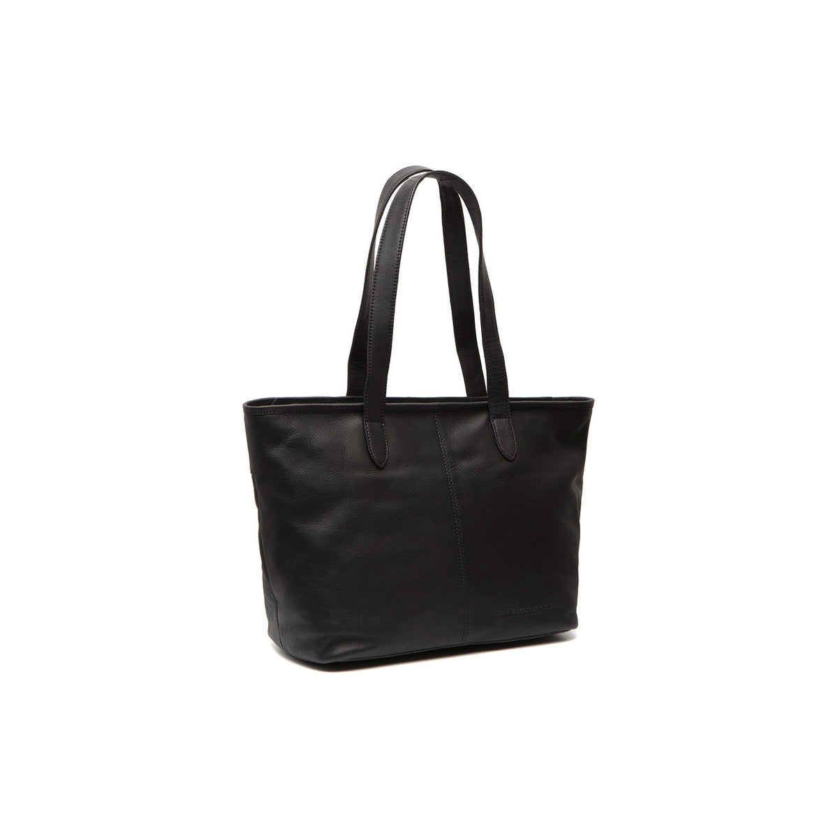 Monza Full-Grain Leather Tote Bag para Mujer in Classic 100% Full-Grain Leather - Full Exterior Front Profile View | Comprar online