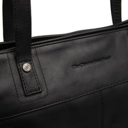 
Classic 100% Full-Grain leather Bag - Perspectiva trasera con correas de cuero reforzadas