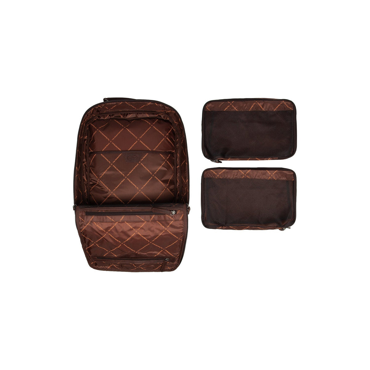 
Brown Leather Travel Backpack Jamaica, detail view 1