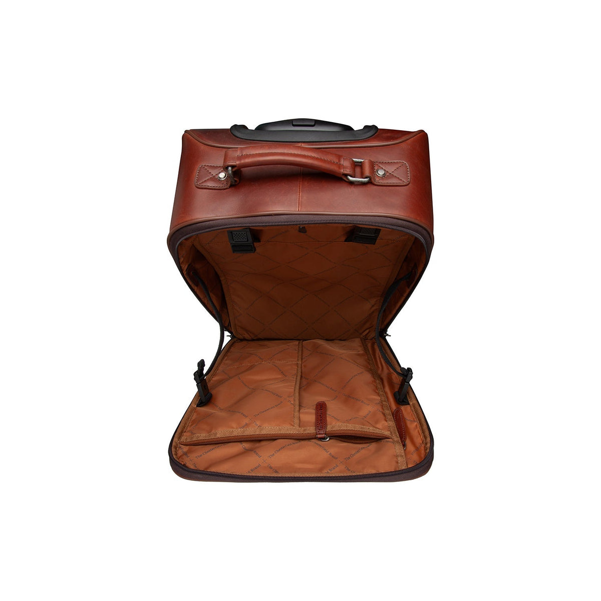 Tailored Rib Cuffs &amp; Hem Craftsmanship Construction Detail on Leather Trolley San Marino para Mujer