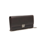 Bora Full-Grain Leather Waiter Wallet para Mujer in Classic 100% Full-Grain Leather - Full Exterior Front Profile View | Comprar online