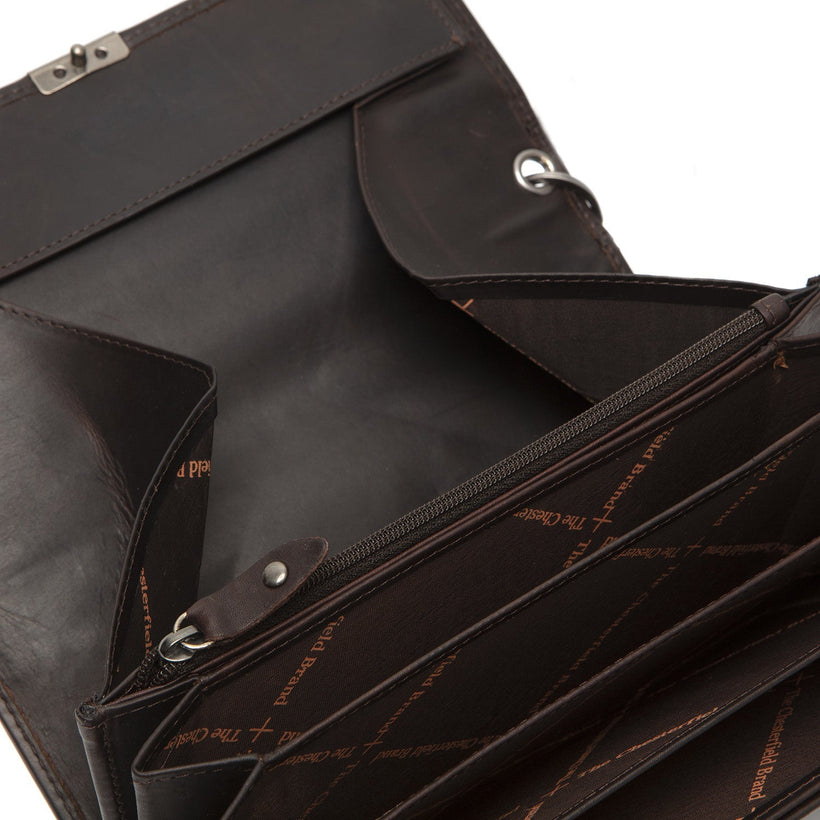 Bora Full-Grain Leather Waiter Wallet para Mujer