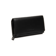 Arvento Full-Grain Cartera de Cuero para Mujer in Classic 100% Full-Grain Leather - Full Exterior Front Profile View | Comprar online
