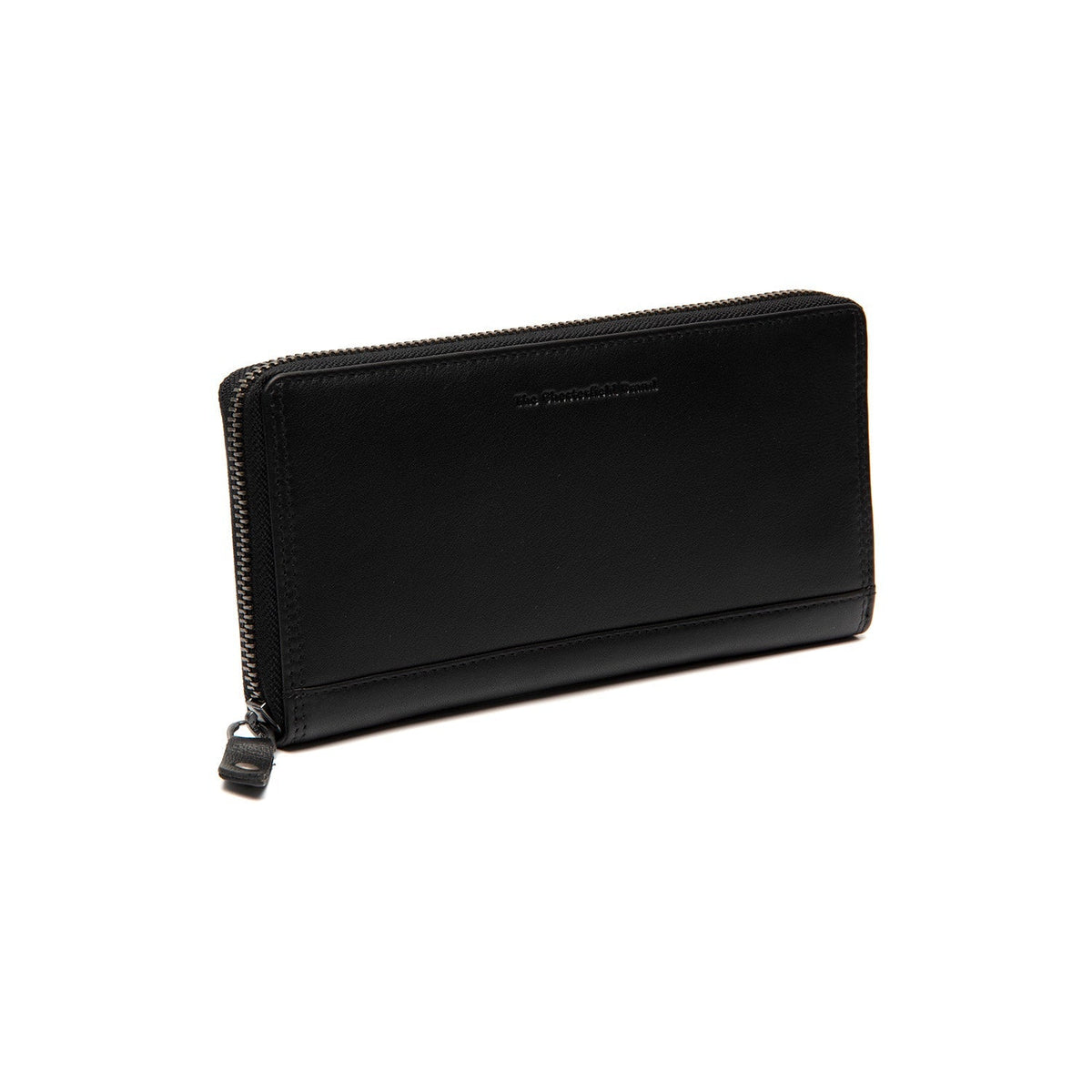 Cantara Full-Grain Cartera de Cuero para Mujer in Classic 100% Full-Grain Leather - Full Exterior Front Profile View | Comprar online