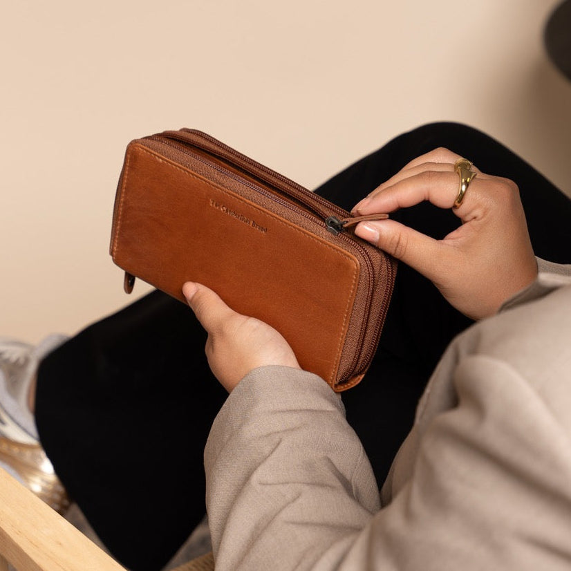 Hadley Full-Grain Cartera de Cuero para Mujer – Vista alternativa del producto 2