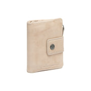 
Mavona Billetera de cuero flor en clásico 100% cuero flor integral - Full Exterior Vista frontal y silueta entallada | Comprar online