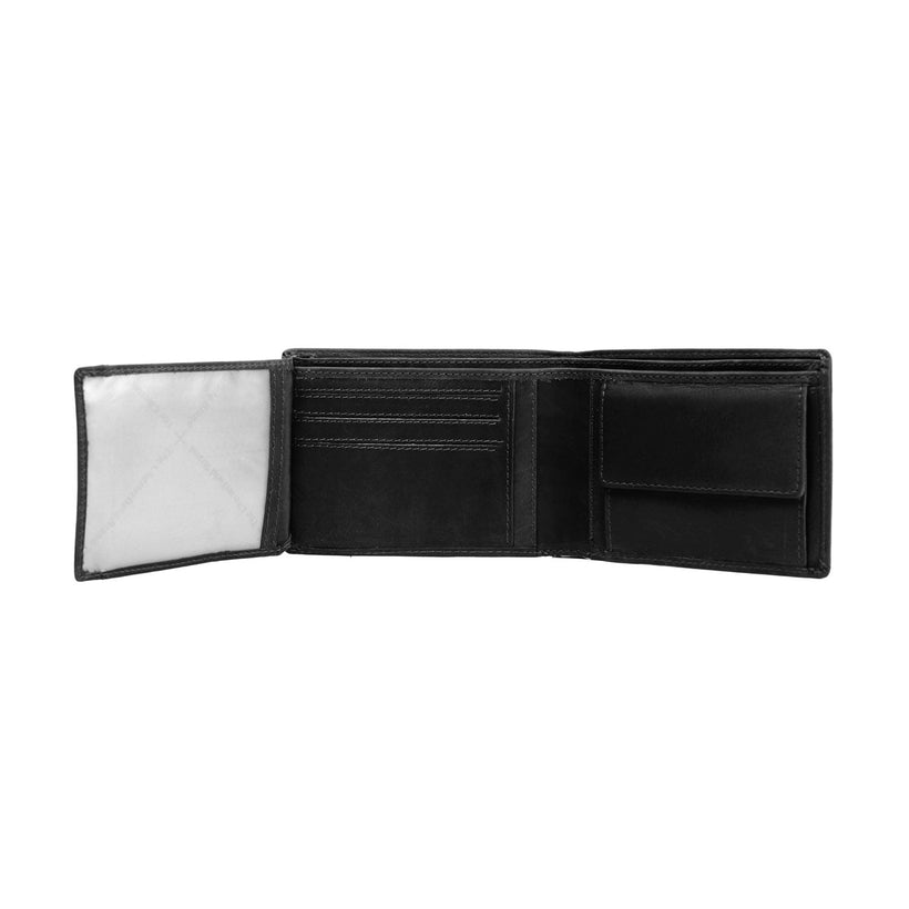 Timo Full-Grain Cartera de Cuero para Hombre
