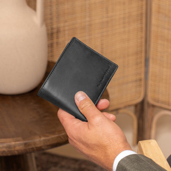 Walid Full-Grain Cartera de Cuero para Hombre