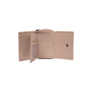 Zelan Full-Grain Cartera de Cuero para Mujer - Structured Side Profile Showing Gusset Depth &amp; Expansion Capacity