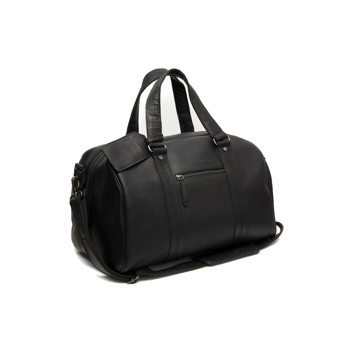 
Volenza Bolsa de viaje weekender de cuero flor en clásico 100% cuero flor integral - Full Exterior Vista frontal y silueta entallada | Comprar online